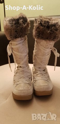 White CANDIE'S GIRL Mischa Wedge Heel Boots, снимка 5 - Детски боти и ботуши - 35137706