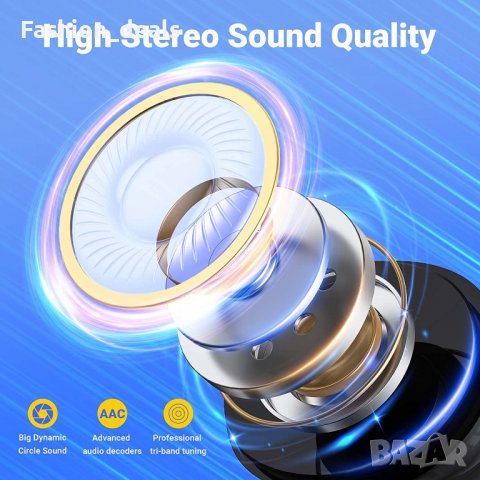 Нови Безжични слушалки Спортни с кутия за зареждане Earbuds за музика, снимка 3 - Bluetooth слушалки - 39066412