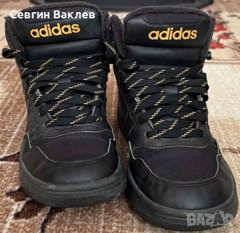 Adidas sportswear - Спортни обувки от еко кожа с лого, снимка 7 - Детски обувки - 51857285