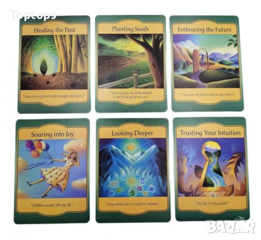 Оракул таро карти:  Sacred Traveler Oracle & Gateway Oracle & Sacred Forest, снимка 6 - Други игри - 36812526