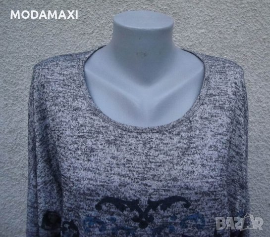 3XL/4XL Нова  блуза Indigo, снимка 2 - Блузи с дълъг ръкав и пуловери - 35053736