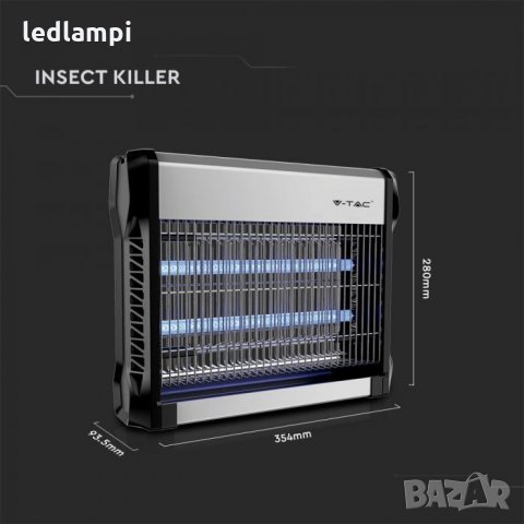 Инсектицидна Лампа 2Х8W, снимка 3 - Други - 32847979