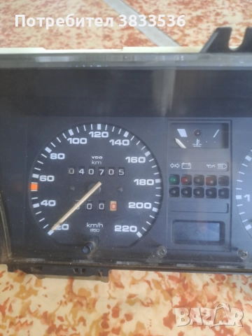2буксов скоростомер със обортомер/ километражен уред за VW Golf / Jetta mk2 Бензин, снимка 2 - Части - 51498522