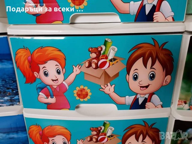 Нов Детски шкаф подходящ за учебници! Пластмасов шкаф за детска стая. За ученици, снимка 7 - Мебели за детската стая - 26391403