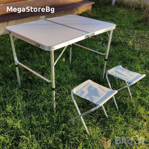 Маса с два стола за къмпинг - PA733, снимка 3 - Други стоки за дома - 47352420