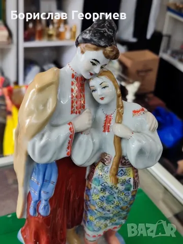 Украинска Порцеланова Статуетка "Майска нощ"  ЗКХ Полонное., снимка 5 - Колекции - 50253530