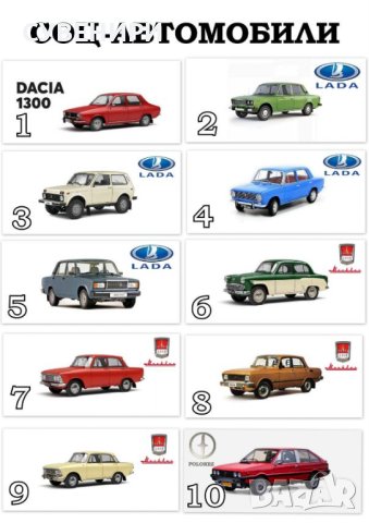 Чаши с автомобили Лада, Москвич, Волга, Дачия, Шкода,Трабант, Вартбург, снимка 5 - Чаши - 43942322