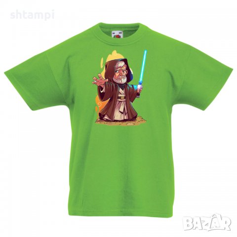 Детска тениска Star Wars Obi Wan Star Wars,Игра,Изненада,Подарък,, снимка 5 - Детски Блузи и туники - 36667358
