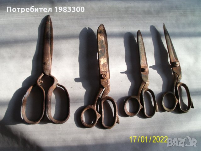 Стари ножици, работещи, снимка 2 - Антикварни и старинни предмети - 35466888