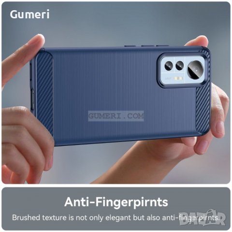 Xiaomi 12 Lite Противоударен Силиконов Гръб - Карбон, снимка 7 - Калъфи, кейсове - 38183781