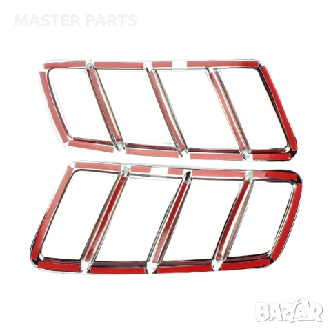 Хромирани добавки за отворипреден капак Mercedes w166 ML GLE GL GLS, снимка 5 - Части - 51379658