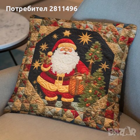 Коледни калъфки за възглавници, снимка 7 - Декорация за дома - 43726451