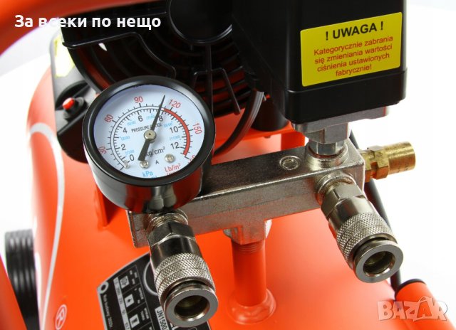 Монофазен безмаслен бутален компресор за въздух BJC JN1500A   1.5 kW, снимка 6 - Други машини и части - 43244151