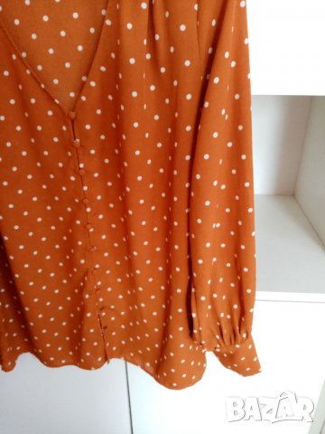 Оранжева риза на точки , снимка 4 - Ризи - 36836539