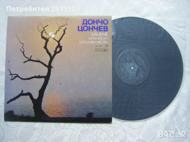 ВАА 11546 - Дончо Цончев. Камъче: миниатюри; изпълнява Дончо Цончев, снимка 2 - Грамофонни плочи - 35286304