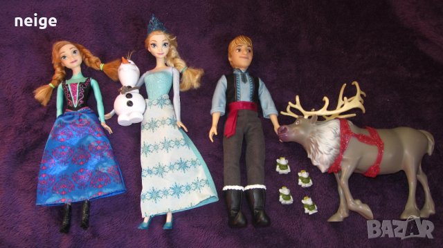 Замръзналото кралство сет - Mattel + Hasbro, снимка 1 - Кукли - 43790374