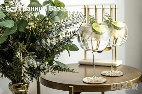 Нови Луксозни кристални Copa de Balon чаши 730 мл – идеални за спритц, снимка 7 - Чаши - 51761029