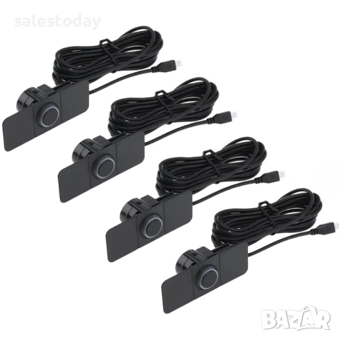 Парктроник за кола със Зумер, черни/ сиви сензори/ датчици и ЗУМЕР., снимка 2 - Аксесоари и консумативи - 48054606