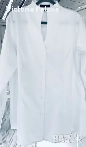 Бяла риза/блуза JACQUES BRITT премиум, снимка 14 - Ризи - 48403618