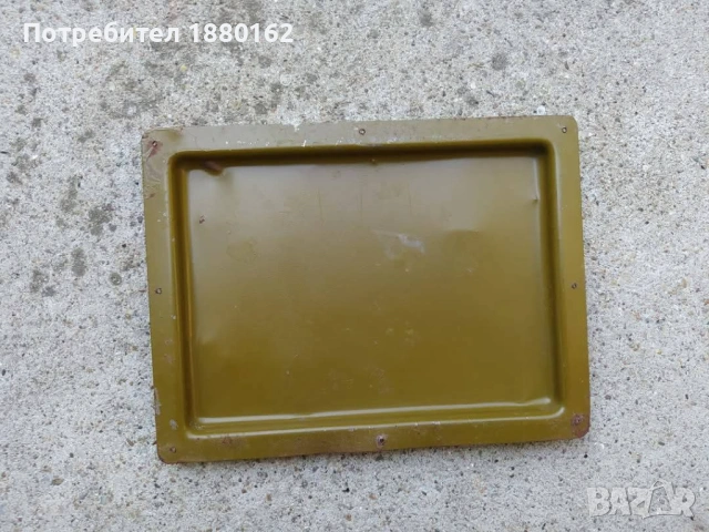 Руска военна метална табела УПАКОВОЧНЬlИ ЛИСТ, снимка 2 - Антикварни и старинни предмети - 53569427