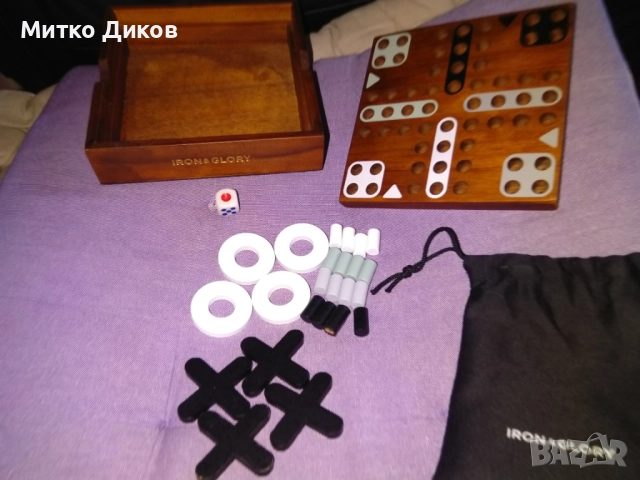 Iron Glory марково английско не се сърди човече ново 14х14см, снимка 2 - Настолни игри - 52840524