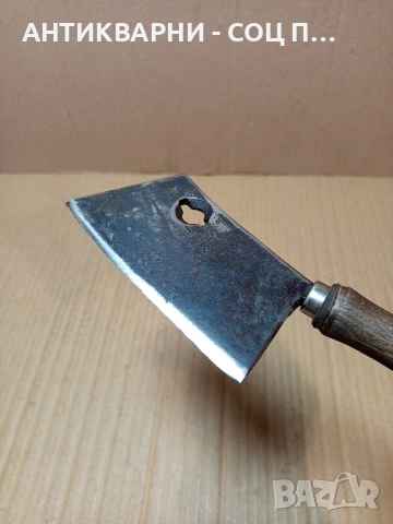 Соц Старо Малко Ръчно Ковано Сатърче Сатър 0.270кг. НОМЕР 768., снимка 6 - Антикварни и старинни предмети - 53585953