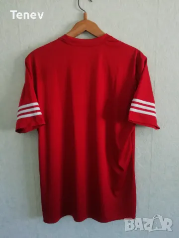 Adidas Climalite нова оригинална червена тениска фланелка размер L, снимка 2 - Тениски - 49966414