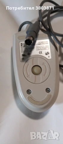 Компютърна мишка с три бутона и топче Logitech, PS2, снимка 3 - Клавиатури и мишки - 53532573