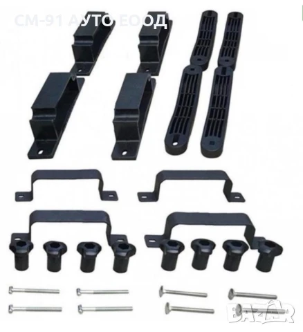 Стоманен багажник за покрив 140смх100см, снимка 3 - Аксесоари и консумативи - 50625034