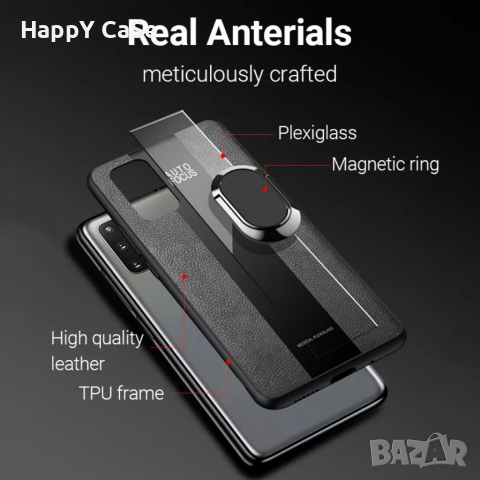 Xiaomi Redmi 10 / Note 9 Pro / Note 10 5G / 9S / PORSCHE Кожен кейс калъф гръб с пръстен, снимка 10 - Калъфи, кейсове - 33277191