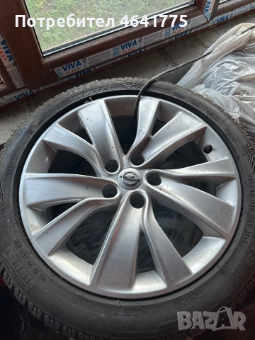 Алуминиеви джанти със зимни гуми , снимка 2 - Гуми и джанти - 52343466