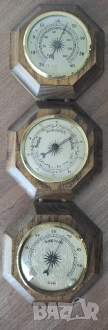 Ретро метеорологична станция* Термометър* Влагомер* Барометър* , снимка 8 - Антикварни и старинни предмети - 51269575
