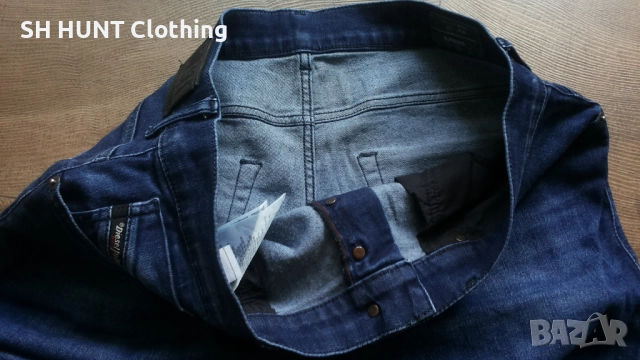 DIESEL D-FINING Tapered Stretch Jeans Размер W34 L32 мъжки еластични дънки 54-66, снимка 12 - Дънки - 52226739