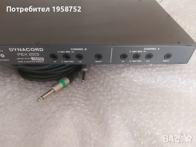 Dynacord PEX 223 Active X-over, снимка 3 - Други - 50386008