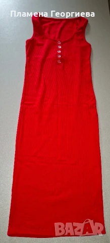 Дамска червена рокля