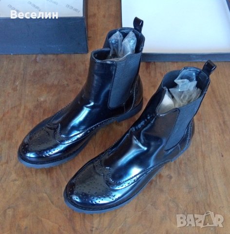 Чисто Нови Черни Дамски Боти Женски Зимни Обувки Ботуши Мода