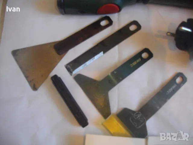 Швейцарско Електрическо ДЛЕТО ШАБЪР BOSCH PSE 180E Made in SWITZERLAND с 4 Приставки Оригинално БОШ, снимка 8 - Други инструменти - 47402347