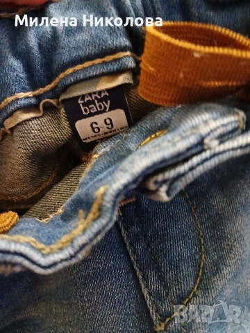 Дънки Zara 74, снимка 4 - Бебешки дънки - 52907937