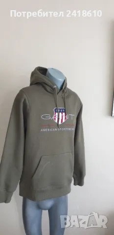 GANT Shield Hoodie Mens Size M НОВО! ОРИГИНАЛ! Мъжки Суичер!, снимка 3 - Спортни дрехи, екипи - 47334912