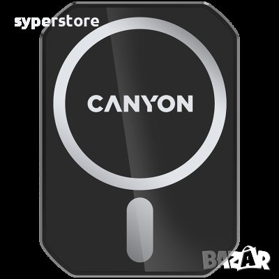Стойка за Телефон за кола Магнитна с Безжично зарядно CANYON CNE-CCA15B01 За iPhone