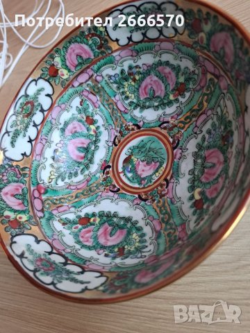 Китайска купа Китайски порцелан , снимка 2 - Антикварни и старинни предмети - 38426971