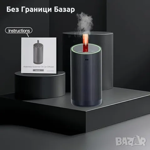 Нов Преносим ултразвуков дифузер за ароматерапия - компактен и стилен, снимка 5 - Други стоки за дома - 48448979