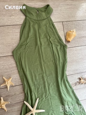 Елегантна зелена рокля, снимка 6 - Рокли - 37887595
