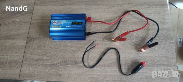 Инвертор от 12V на 230V  500W, снимка 3 - Друга електроника - 53498754