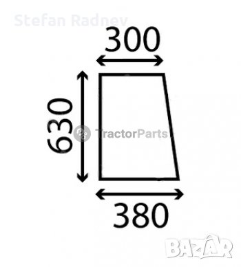 СТРАНИЧНО СТЪКЛО (ПЛОСКО) - JOHN DEERE 40 СЕРИЯ, снимка 1