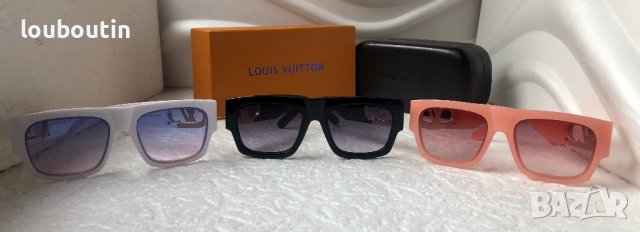 Louis Vuitton 2023 висок клас слънчеви очила унисекс розово, снимка 12 - Слънчеви и диоптрични очила - 38999667