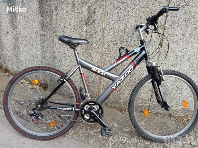 26 цола алуминиев велосипед с 21 скорости усилени капли амортисьори предни като нов , снимка 6 - Велосипеди - 51109817