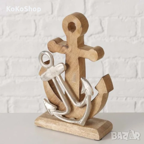 Котва-14х5х20.5 см./декоративна котва/морска декорация, снимка 2 - Декорация за дома - 50702343