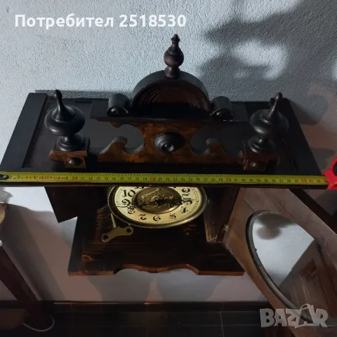 Старинен стенен часовник , снимка 4 - Антикварни и старинни предмети - 49306819