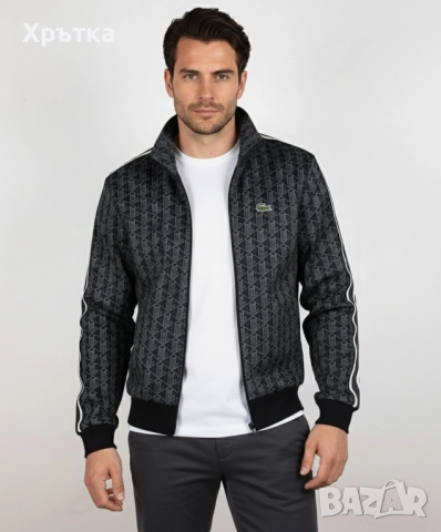 Lacoste Monogram Track Jacket - Оригинално мъжко горнище р-р L, снимка 1